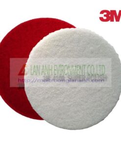 Pad chà sàn 3M đỏ/trắng 43 cm